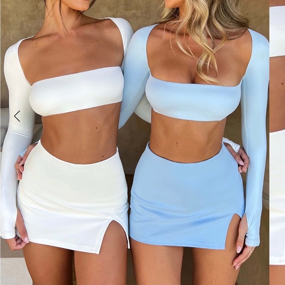 Babyboo Fashion Lucianna Top - Baby Blue size Small - Picture 4 of 7